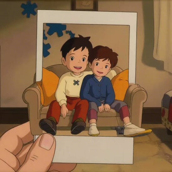 Poloroid Style Cartoon Child